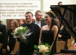Krisztina Taraszova –Hungary, (4th prize) and Adam Klocek - Poland, at the final stage. Photo by Andrzej Solnica.